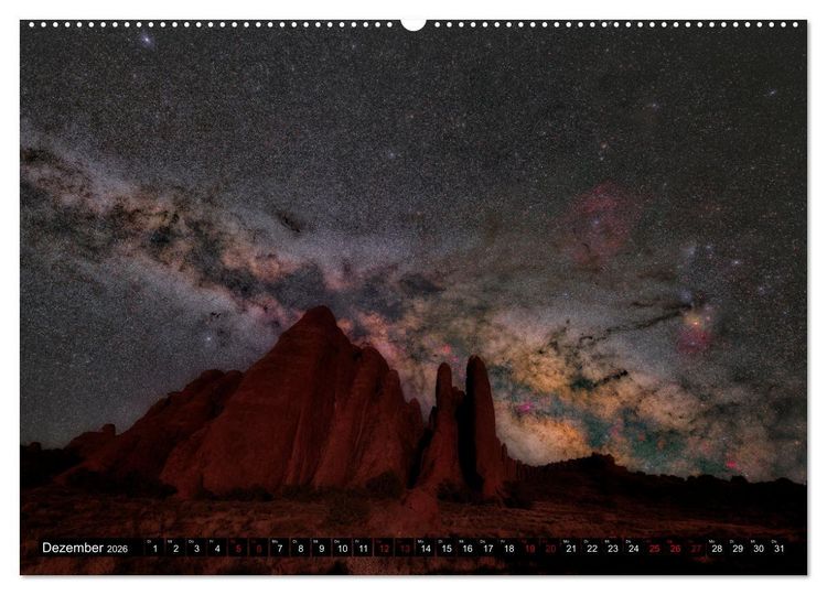 Produktbild: Deepsky XVIII (hochwertiger Premium Wandkalender 2026 DIN A2 quer), Kunstdruck in Hochglanz