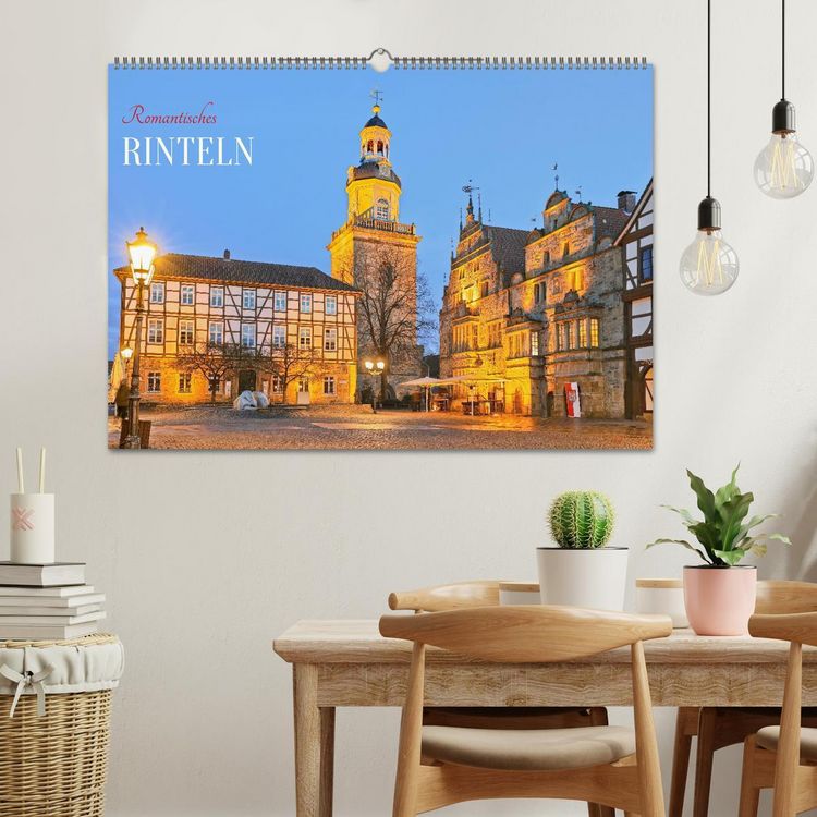 Produktbild: Romantisches RINTELN (Wandkalender 2026 DIN A2 quer), CALVENDO Monatskalender