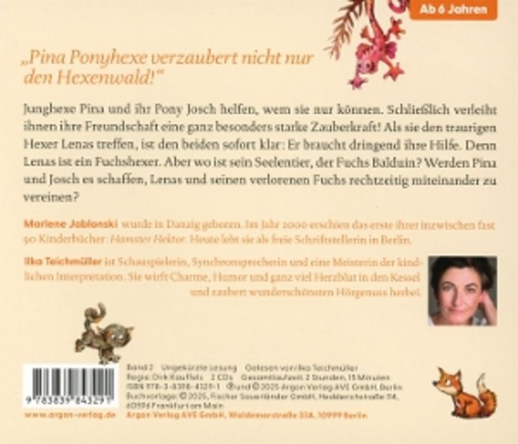 Produktbild: Pina Ponyhexe &ndash; Der verlorene Fuchs