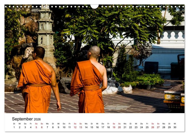 Produktbild: 3 Tage Bangkog (Wandkalender 2026 DIN A3 quer), CALVENDO Monatskalender