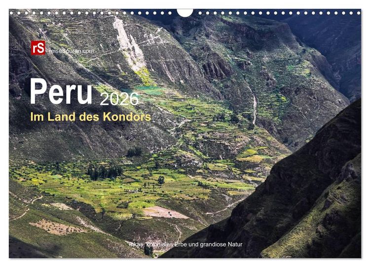Produktbild: Peru 2026 Im Land des Kondors (Wandkalender 2026 DIN A3 quer), CALVENDO Monatskalender