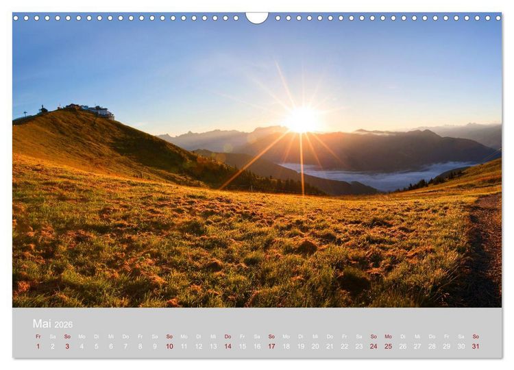 Produktbild: Gr&uuml;&szlig;e aus Zell am See (Wandkalender 2026 DIN A3 quer), CALVENDO Monatskalender