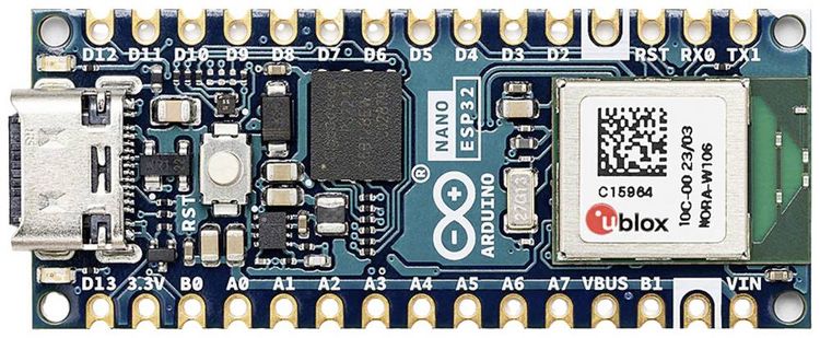 Produktbild: Arduino ABX00092 Board Nano ESP32 without headers Nano