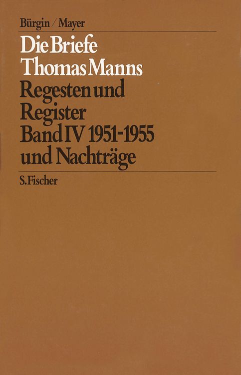 Produktbild: Die Briefe von 1951 und 1955 und Nachtr&auml;ge