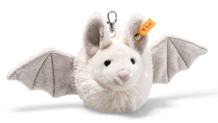 Produktbild: Steiff 056611 - Anh&auml;nger Batilda Fledermaus, wei&szlig;, Pl&uuml;sch, 8 cm