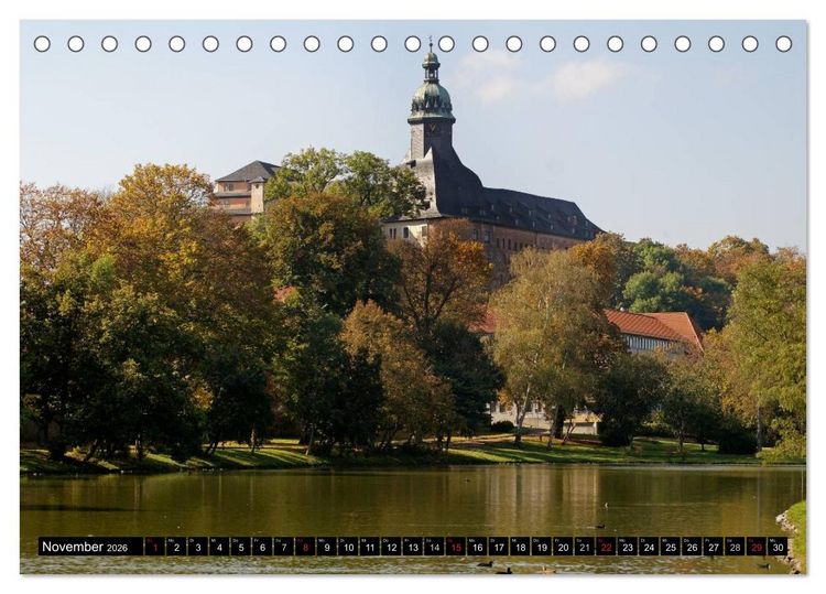 Produktbild: Musik- und Bergstadt Sondershausen/Th&uuml;ringen (Tischkalender 2026 DIN A5 quer), CALVENDO Monatskalender