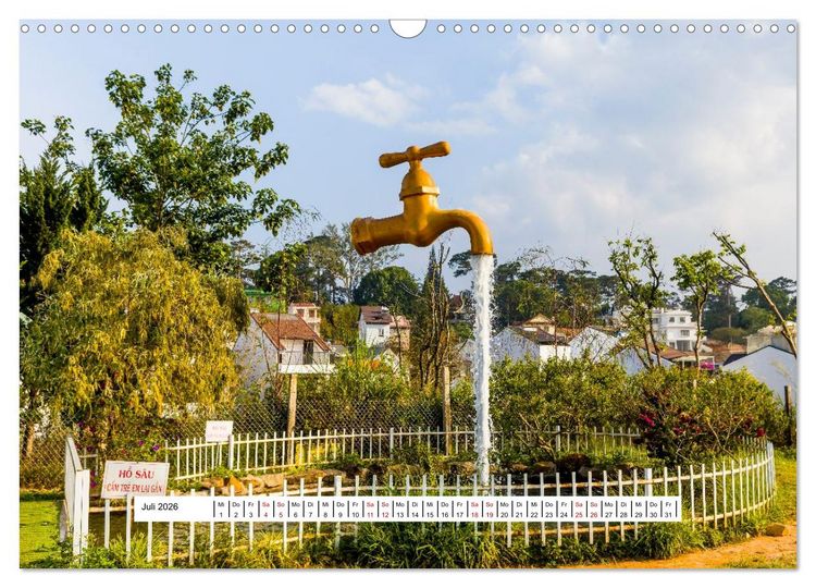 Produktbild: Da Lat Einfach Liebenswert (Wandkalender 2026 DIN A3 quer), CALVENDO Monatskalender