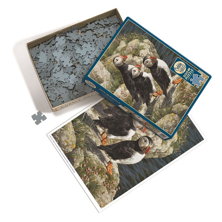 Produktbild: COBBLE HILL PUZZLES - Papagientaucher 500 Teile
