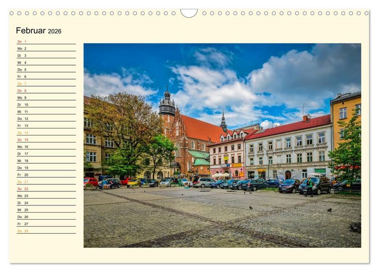 Produktbild: Krakau - das polnische Florenz (Wandkalender 2026 DIN A3 quer), CALVENDO Monatskalender