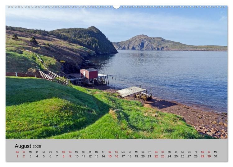Produktbild: Neufundland 2026 (hochwertiger Premium Wandkalender 2026 DIN A2 quer), Kunstdruck in Hochglanz