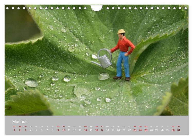 Produktbild: Das zweite Leben von Miniatur-Figuren (Wandkalender 2026 DIN A4 quer), CALVENDO Monatskalender