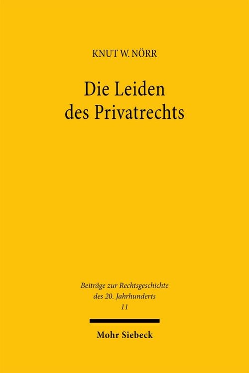 Produktbild: Die Leiden des Privatrechts