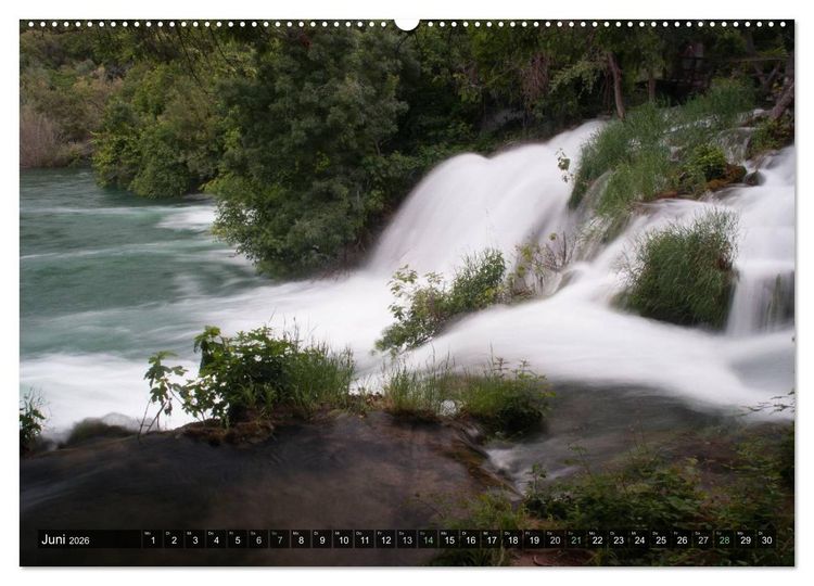 Produktbild: Wasserf&auml;lle der Welt 2026 (Wandkalender 2026 DIN A2 quer), CALVENDO Monatskalender