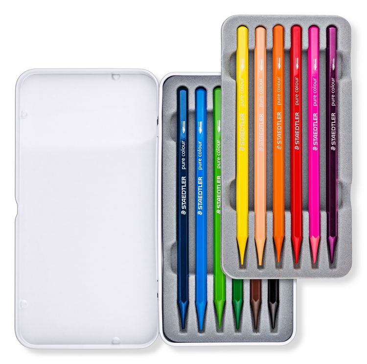 Produktbild: STAEDTLER wasservermalbarer Vollfarbstift, 12er Set
