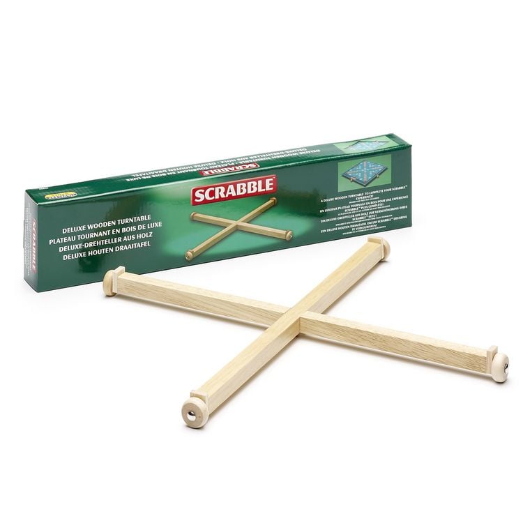 Produktbild: Scrabble de Luxe Drehteller aus Holz