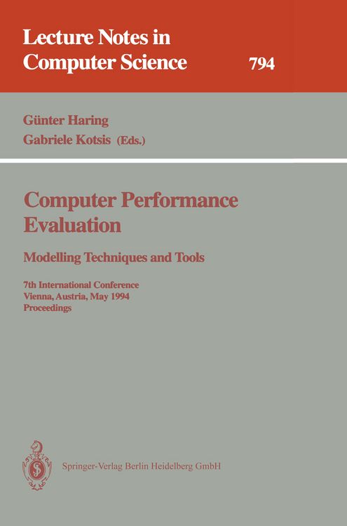 Produktbild: Computer Performance Evaluation: Modelling Techniques and Tools