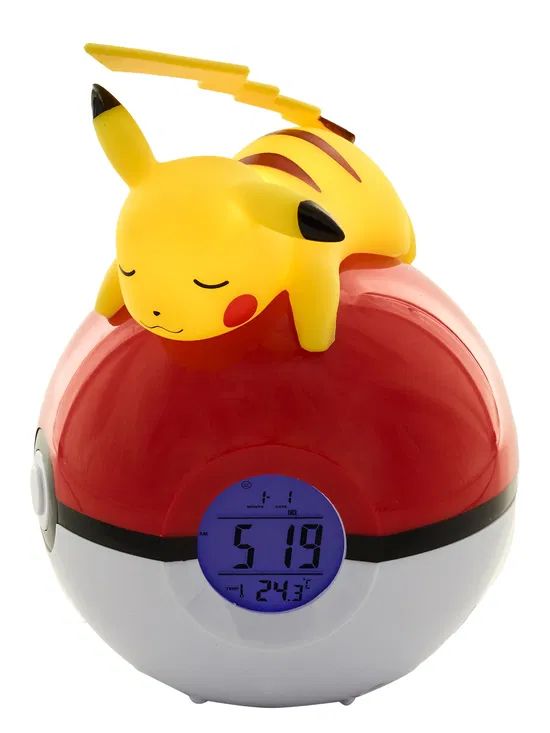 Produktbild: Pok&eacute;mon Wecker Pokeball Pikachu 18 cm