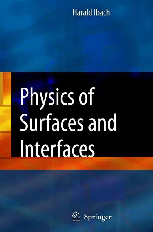 Produktbild: Physics of Surfaces and Interfaces