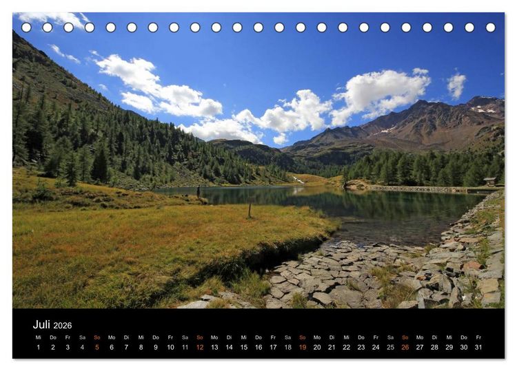 Produktbild: Das Ultental und seine Jahreszeiten (Tischkalender 2026 DIN A5 quer), CALVENDO Monatskalender