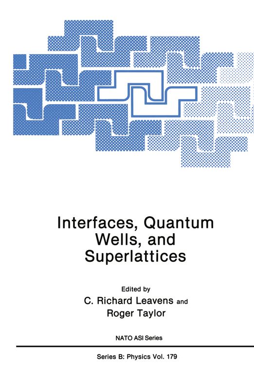 Produktbild: Interfaces, Quantum Wells, and Superlattices