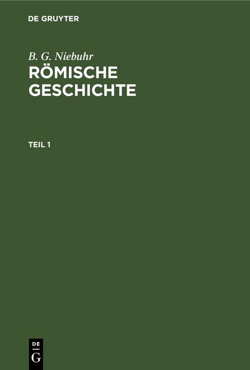 Produktbild: R&ouml;mische Geschichte. Teil 1