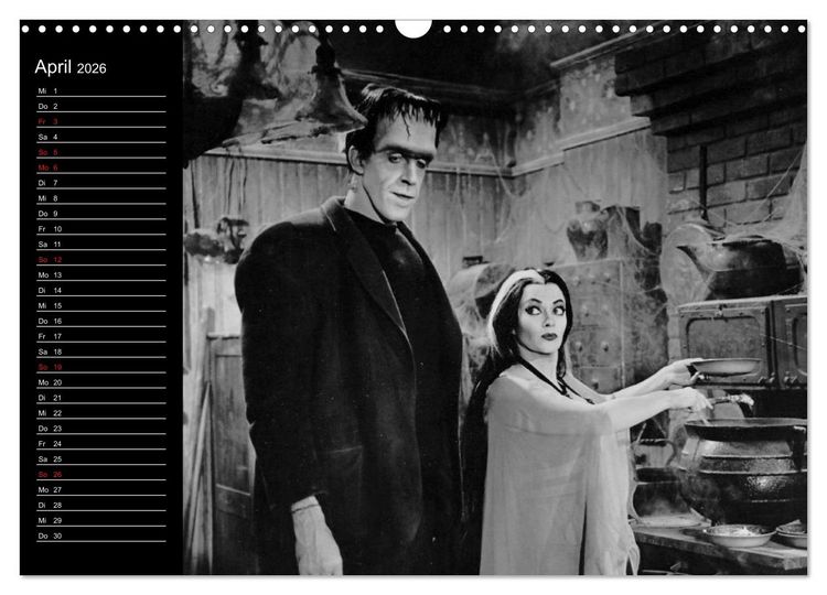 Produktbild: Kultfilme - schwarz-wei&szlig;e Klassiker (Wandkalender 2026 DIN A3 quer), CALVENDO Monatskalender