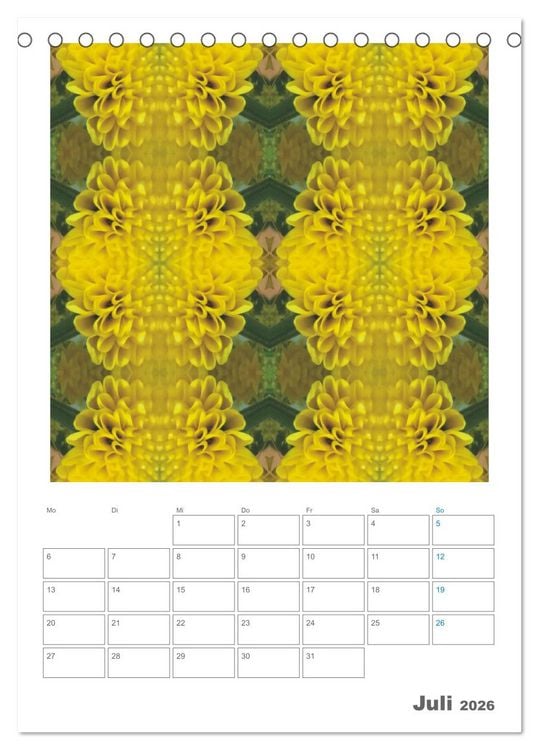 Produktbild: Axis Mater Naturae (Tischkalender 2026 DIN A5 hoch), CALVENDO Monatskalender