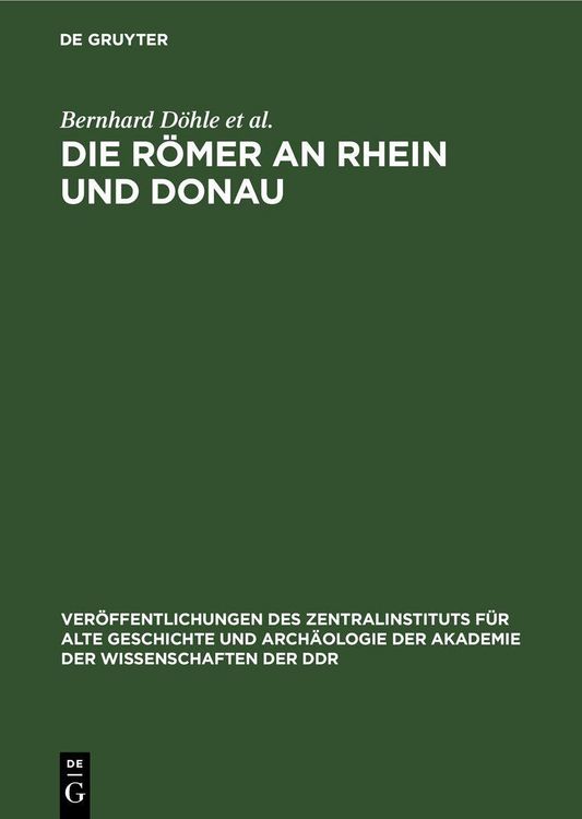 Produktbild: Die R&ouml;mer an Rhein und Donau