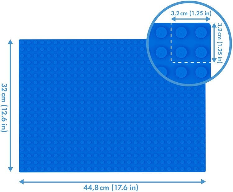 Produktbild: HUBELINO-560er Grundplatte BLAU