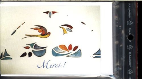 Produktbild: Merci ! pack de 10 cartes oiseau