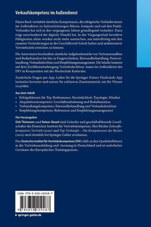 Produktbild: Verkaufskompetenz im Au&szlig;endienst