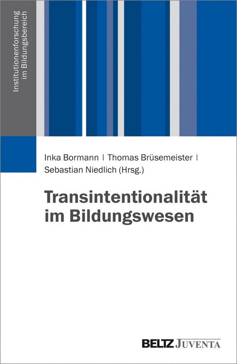 Produktbild: Transintentionalit&auml;t im Bildungswesen