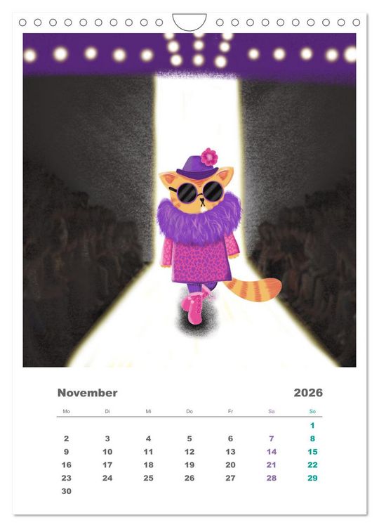 Produktbild: Leopold der Dritte - Ein Kater zum Knuddeln (Wandkalender 2026 DIN A4 hoch), CALVENDO Monatskalender