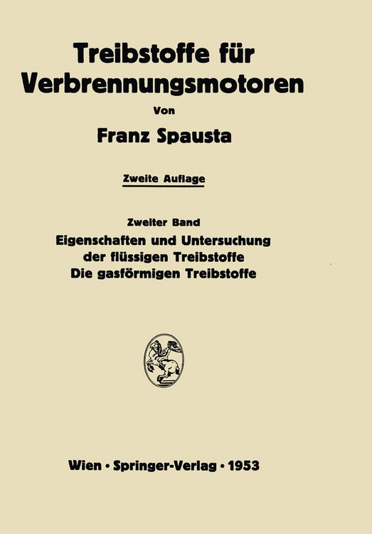 Produktbild: Treibstoffe f&uuml;r Verbrennungsmotoren