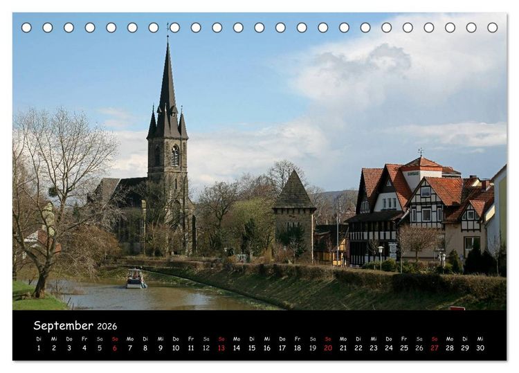 Produktbild: Rinteln (Tischkalender 2026 DIN A5 quer), CALVENDO Monatskalender