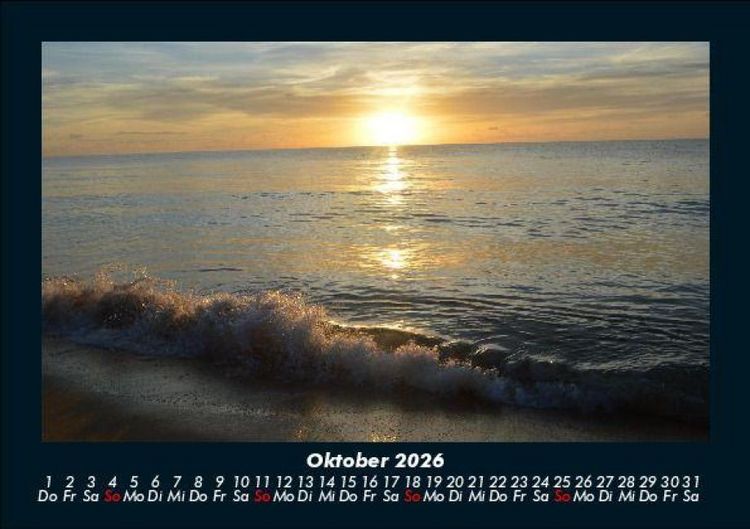 Produktbild: Sehnsucht nach Meer 2026 Fotokalender DIN A5