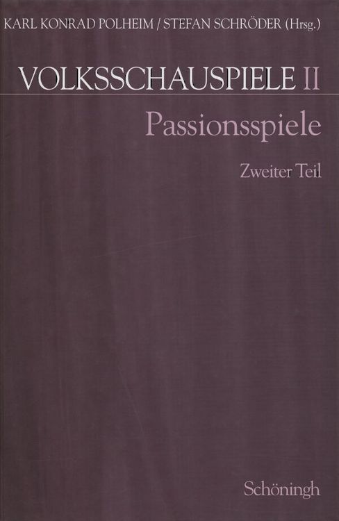 Produktbild: Passionsspiele. Tl.2