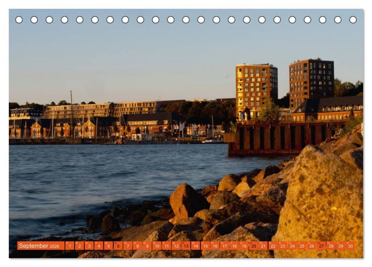 Produktbild: Ostseereise - Flensburg (Tischkalender 2026 DIN A5 quer), CALVENDO Monatskalender