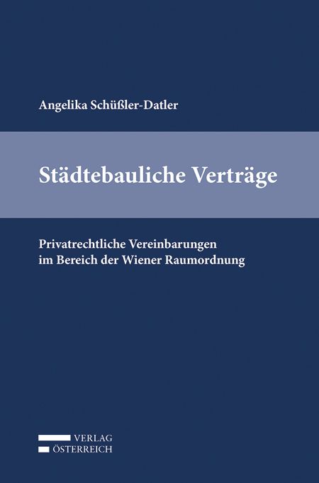 Produktbild: St&auml;dtebauliche Vertr&auml;ge