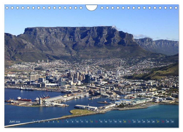 Produktbild: S&uuml;dafrika - K&uuml;stenflug von Kapstadt bis Dyker Island (Wandkalender 2026 DIN A4 quer), CALVENDO Monatskalender