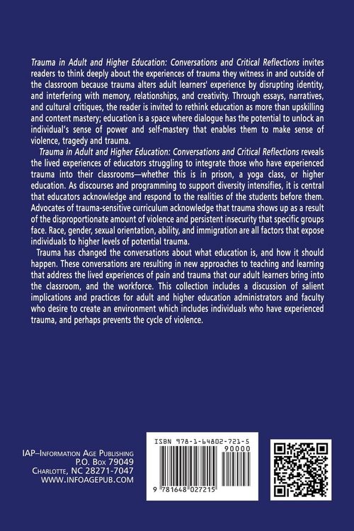 Produktbild: Trauma in Adult and Higher Education