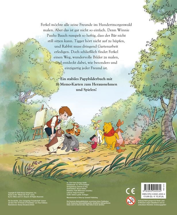 Produktbild: Disney Winnie Puuh: Eine einzigartige Freundschaft &ndash; Mit Memo-Spiel!