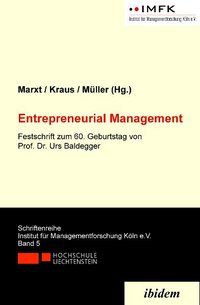 Produktbild: Entrepreneurial Management