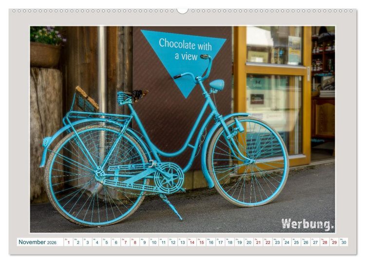 Produktbild: Das Fahrrad als ... (hochwertiger Premium Wandkalender 2026 DIN A2 quer), Kunstdruck in Hochglanz