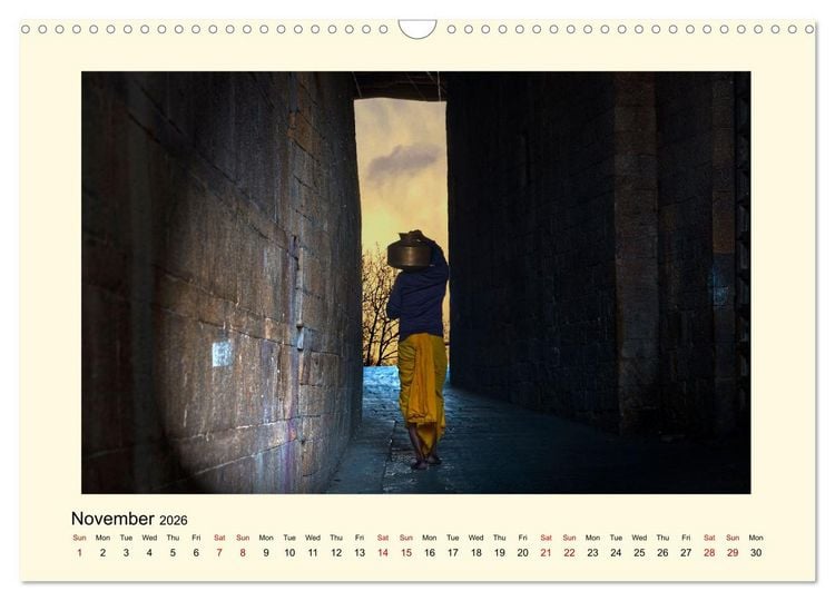 Produktbild: Great impressions of INDIA featuring awesome pictures (Wall Calendar 2026 DIN A3 landscape), CALVENDO 12 Month Wall Calendar