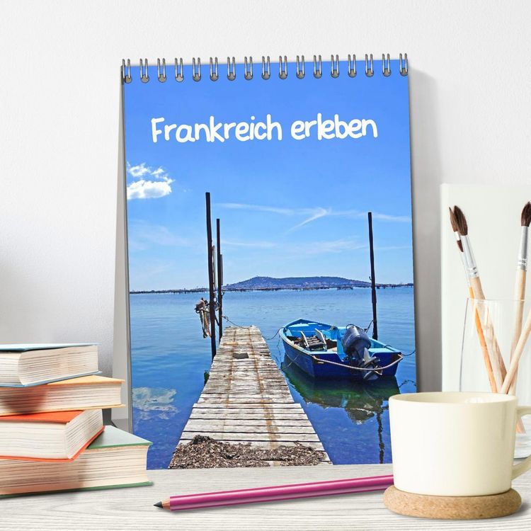 Produktbild: Frankreich erleben (Tischkalender 2026 DIN A5 hoch), CALVENDO Monatskalender