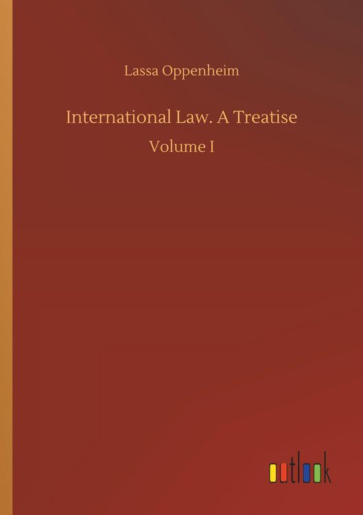 Produktbild: International Law. A Treatise