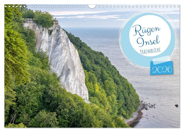 Produktbild: R&uuml;gen - Inseltraumblicke (Wandkalender 2026 DIN A3 quer), CALVENDO Monatskalender