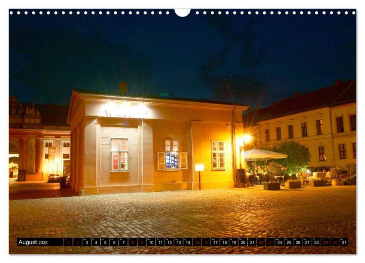 Produktbild: Potsdam zwischen Nacht und blauer Stunde (Wandkalender 2026 DIN A3 quer), CALVENDO Monatskalender