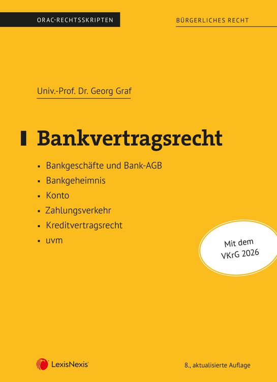 Produktbild: Bankvertragsrecht (Skriptum)